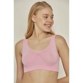 C&City C14005 Pembe Neon Dikişsiz Kalın Askı Büstiyer