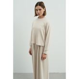 C&City Pure Touch Basic Sweatshirt CC7005 Bej