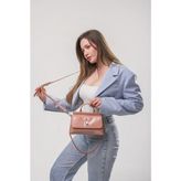 Ççs 18092 Kadın Omuz Askılı Çapraz Çanta - Pudra