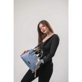Ççs 18131 Kadın Çapraz Askılı El Çantası - Mavi