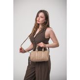 Ççs 18248 Kadın Çapraz Askılı El Çantası - Bej