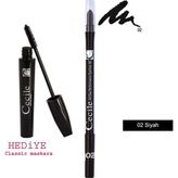 Cecile All Day Performance No:02 Siyah Eyeliner + Classic Maskara