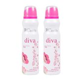 Cecile Diva 2x150 ml Kadın Deodorant