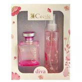 Cecile Diva Edt 100 Ml + Deodorant Sprey 150 Ml Kadın Parfüm Seti