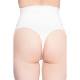 Cecimer 1 Beden Küçülten Kadın Beyaz Çift Kat String Korse