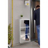 Ceha 3'lü Metal Ayakkabılık Kar Beyaz/Aynalı K.AYK-3/A/P9003