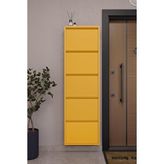 Ceha 5'li Metal Ayakkabılık - Hardal Sarısı - Mustard