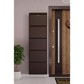Ceha Kilitli 5'li Metal Ayakkabılık - Kahverengi