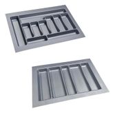 Çekmece İçi Kaşıklık ve Kepçelik Set 67 x 49 cm Gri
