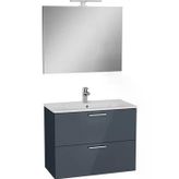 Çekmeceli Banyo Dolabı Seti 80 Cm Modern Tasarım Ve Fonksiyonel