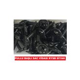 CEKSAN Sac Vidası Rysb Pullu Başlı Siyah Vida 3.5x9.5mm 50 Adet
