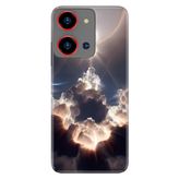 Cekuonline Reeder S19 Max Pro S Zoom ile Uyumlu Kılıf, Bulutların Oyunu Temalı Desenli, Darbe Emici Silikon