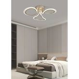 Celeste 3'Lü Nikel Led Avize
