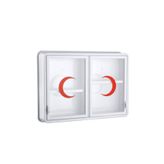 Çelik Ayna CLK156 2 Kapaklı Ecza Dolabı