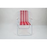 Çelik Plaj Sandalyesi - 6456 Ecorce Tube Marron - Polyester