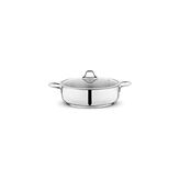 Çelik Ticaret Held Çelik Basık Tencere-28 Cm-2 Prç.-Inox