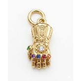 Celikchi Gümüş Marvel The Avengers Infinity Gauntlet Sallantılı Charm