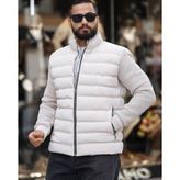 Çelikörme Mont - 001-Krem - 2XL