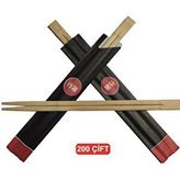 Çelikpençe Bambu Çin Çubuğu Chopsticks 200 Çift