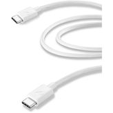 Cellular Line Usb-C to USB Şarj + 2 mt Beyaz Data Kablosu