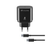 Cellularline 25W USB C'den USB C'ye Süper Hızlı Şarj Kiti