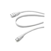 Cellularline Beyaz Micro USB Data Kablosu