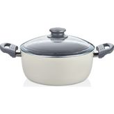 Cem Soft Seramik Grey Tencere 24 cm - Gri