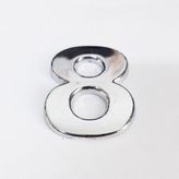 Cemax 3.75 cm Krom Yapışkanlı 8 Rakamı