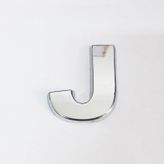 Cemax 3.75 cm Krom Yapışkanlı J Harfi