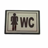 Cemax Küçük 10x7 cm Bayan WC Yönlendirme Levhası