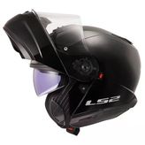 Çene Açılır Kask Ls2 Strobe 2 Parlak Siyah Orjinal M