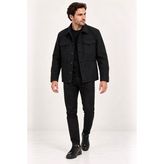 Centilmen Regular Fit Kaşe Ceket Mont 39699 - Siyah - 56
