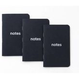Cep Not Defteri, 3'Lü Defter Seti, Çizgili Mini Defter, 48 Sayfa