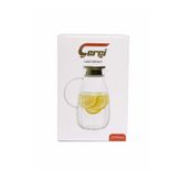 çerçi Cam Sürahi 2 Litre (2000 ml) Paslanmaz Çelik Kapaklı