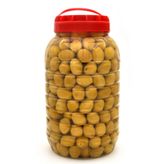 Cerenay Zeytincilik İri Boy 121-140 Kalibre 2 kg Domat Çizik Kokteyl Yeşil Zeytin