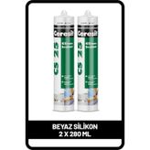 Ceresit CS-25 2x280 ml Beyaz Silikon