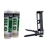 Ceresit Şeffaf Silikon 2'li Set & Plastik Silikon Tabancası