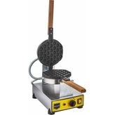 Çevirmeli Bubble-Waffle Makinesi Paslanmaz Tek Ebat - Çok Renkli