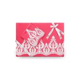 Çeyiz Diyarı Queen Fransız Dantelli Nevresim Takımı,Nar Çiçeği 200X220