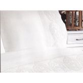 Çeyiz Diyarı Şal Fransız Dantelli Nervürlü Nevresim Takımı Krem - 200 x 220 cm