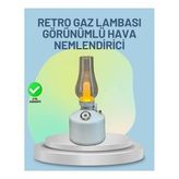 CEYLAN ADAM Renkli Led Işıklı Retro Gaz Lambası Aroma Terapi Mist Maker