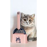 Ceyus Kedi Kumu Küreği ve Platformu - Açık Pembe