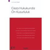 Ceza Hukukunda Ön Kusurluluk - İsmail Çınar