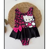 Cg Kids Kız Çocuk Etekli Mayo | Tek Parça Çocuk Deniz ve Havuz Mayosu | Fiyonk Detaylı - 5 Yaş - Renkli