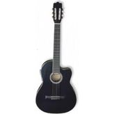CG44CEQ Bk Elektro Klasik Gitar