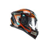 Cgm 311M Blast Maya Kapalı Kask Turuncu-Mavi Xxl