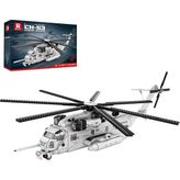 Ch-53 Helikopter Yapı Seti Askeri Uçak Model Oyuncak 2193PCS 14+