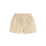 Chakra Cute Cırcus Keten Unisex Çocuk Şort - Bej