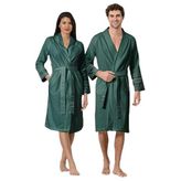 Chakra Derin Unisex Bornoz, Yeşil