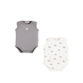 Chakra Dream Cloud Pamuklu Unisex Bebek 2'li Body Set